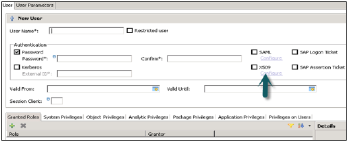 HANA X.509客户端证书