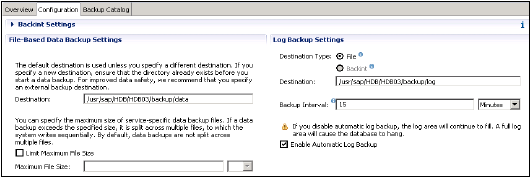 基于文件和日志的数据备份设置